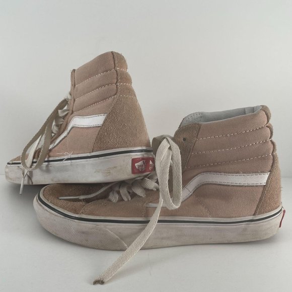 Vans Mauve Pink Suede Old Skool High Top Sneakers - Picture 6 of 10